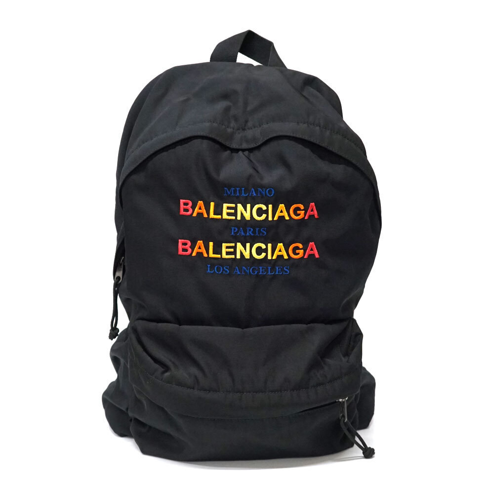 Balenciaga Backpack Rucksack Daypack Rucksack Black - Picture 1 of 11
